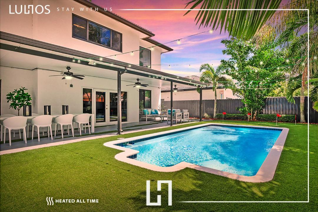 Luxury Beach Oasis - Heated Pool, Game Extravaganza L44 Miami Buitenkant foto